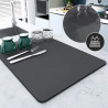 Drainify Absorbent Kitchen Mat, 40x60 cm, Multifunctional, Easy to Clean, Diatomite, Dark Gray