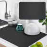 Drainify Absorbent Kitchen Mat, 40x60 cm, Multifunctional, Easy to Clean, Diatomite, Dark Gray