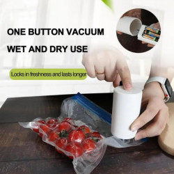 Home&Marker Quickseal Vacuum Sealer, Multifunctional, Portable, White