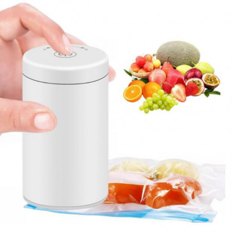 Home&Marker Quickseal Vacuum Sealer, Multifunctional, Portable, White