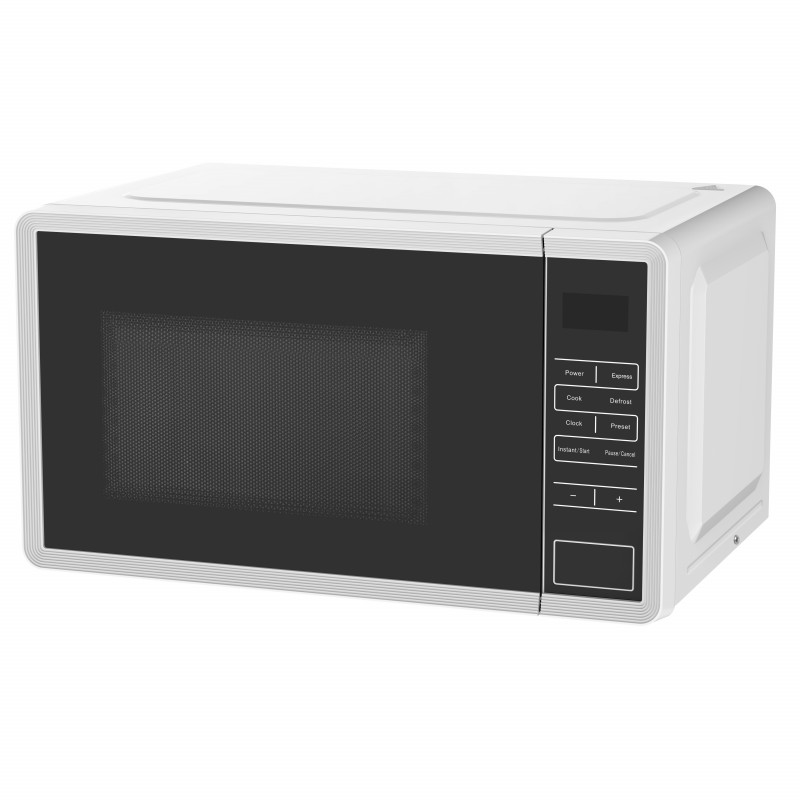 Oliver Voltz OV51443F Microwave Oven, 700W, 20 L, 5 Power Levels, Timer, Defrost, White