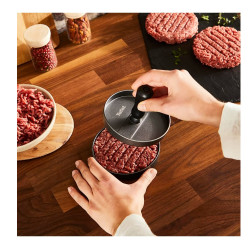 Presa din fonta pentru carne Tefal K1851134, 12 cm, Maner ergonomic, Negru