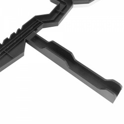 Esperanza Breva EGC107 Laptop Cooler, 2600–3000 RPM, Up to 17.3", RGB with 10 modes, Phone Stand, USB, Black