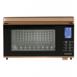 Мини фурна Laretti LR-EC3908, 2000 W, 45 л, 230C, Грил, Конвекция, LCD дисплей, Бронзов