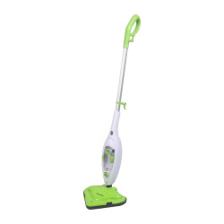 Aparat curatare cu aburi Laretti LR-SC4553, 1300W, 300 ml, Multifunctional, Cap rotativ, Accesorii, Alb/Verde