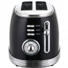 Laretti LR-EC2355 Toaster, 850W, Defrost, Reheat, 6 Settings, Crumb Tray, Black/Stainless Steel