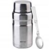 Kinghoff KH 1458 Food Thermos, 0.75 L, Double-Walled, Vacuum-Insulated, Keeps Food Warm for Up to 12 Hours, Stainless Steel