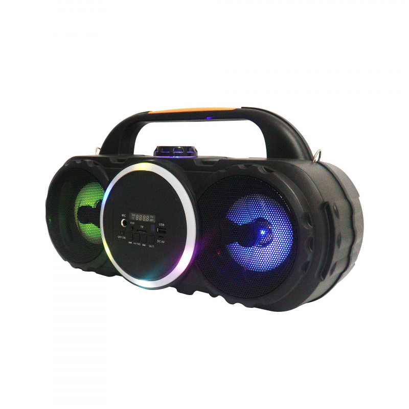 Sistem audio Crown PAS-2410MBF, 10W, Telecomandă, Microfon, LED, Negru