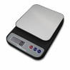 Rosberg R51651P Digital Kitchen Scale, Up to 5 kg, 2 AAA batteries, LED display, Black/Gray
