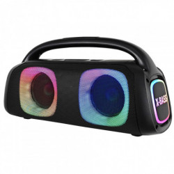 Crown CAB-60HNDL Audio System, 40W, LCD Display, Remote Control, FM, Microphone, USB, SD, Bluetooth, AUX, Black