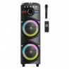 Finlux FBS-100BLAST Audio System, 100W, LCD, Remote Control, AUX, Bluetooth, Karaoke, Black