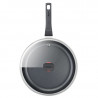 Tefal B5673253 C24 LENA SIMPLY CLEAN Frying Pan, 24 cm, Non-stick coating, Glass lid, PFOA-free, Black