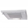 Hota AMICA OSC6112W, 197 m3/h, 118W, Clasa D, 3 trepte, 65 dBA, 60 cm, Filtru de carbon, Alb