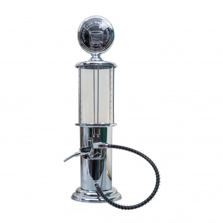 PARTYPUMP Beverage Dispenser, 900 ml, Measurement Markings, Easy to Clean, Stainless Steel