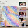 LUMINOVA Glow-in-the-Dark Blanket, 150 x 100 cm, Plush, Polyester, Multicolor