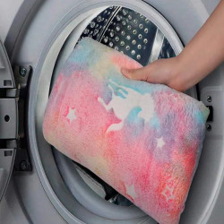 LUMINOVA Glow-in-the-Dark Blanket, 150 x 100 cm, Plush, Polyester, Multicolor