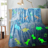 LUMINOVA Glow-in-the-Dark Blanket, 150 x 100 cm, Plush, Polyester, Multicolor