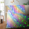 LUMINOVA Glow-in-the-Dark Blanket, 150 x 100 cm, Plush, Polyester, Multicolor