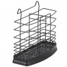 Rosberg R53003B Utensil Dryer, 16.6 x 5.8 x 6.5 cm, Black