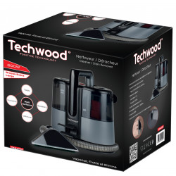 Szőnyeg- és kárpitporszívó Techwood TAN-6066, 600W, tisztító- és szennyvíztartály, fekete színű