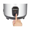 Beper 90.550 Rice Cooker, 400W, 1 L, Up to 625 g of rice, Keep Warm, Stainless Steel