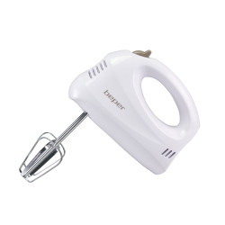 Μίξερ Beper BP.304, 150 W, 5 ταχύτητες, κουμπί απελευθέρωσης των αναδευτήρων, λευκό