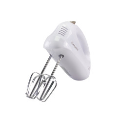 Beper BP.304 Hand Mixer, 150W, 5 speeds, Whisk release button, White