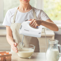 Beper BP.304 Hand Mixer, 150W, 5 speeds, Whisk release button, White