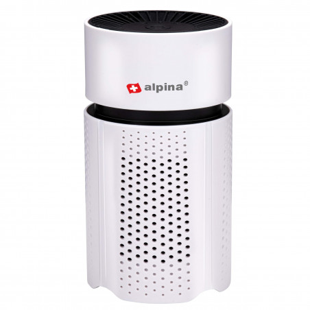 Alpina Air Purifier, 1.5W, Up to 6 m², 6 m³/h, HEPA 13, Ionizer, USB-A, White