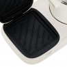 Adler AD 6421 2-in-1 Breakfast Station, 1320W, 1L, Non-stick Grill, Timer, Cream