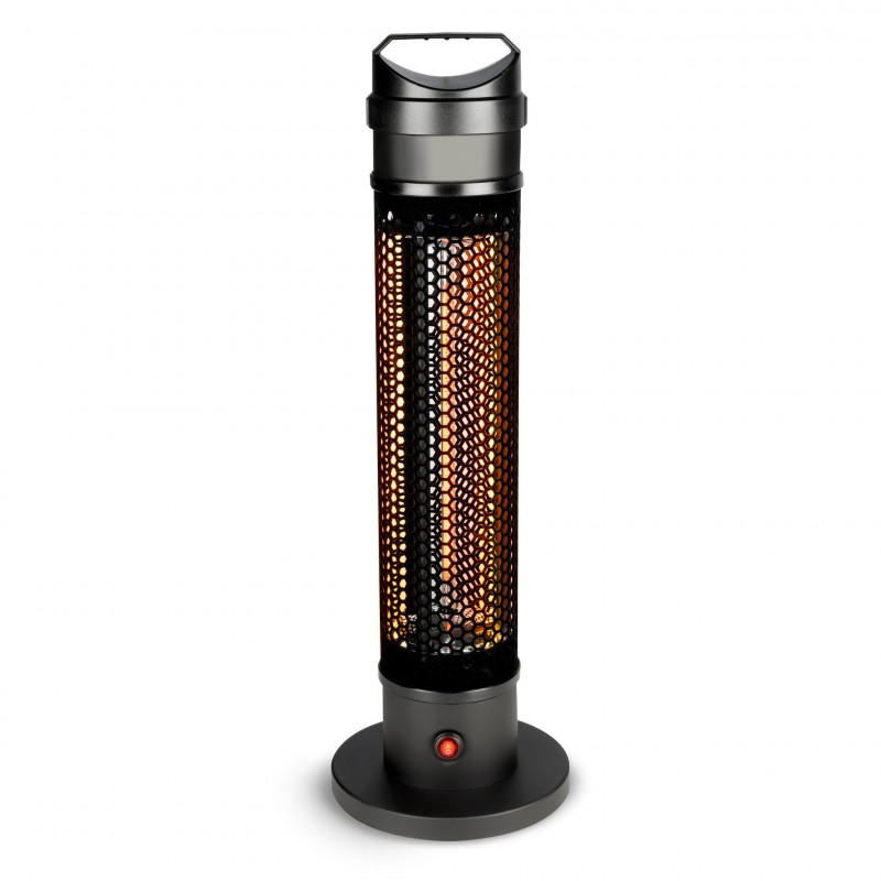 Alpina TBH800 Carbon Heater, 800W, Infrared, Up to 3 m², Tip-over Protection, IP44, Black