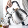 Klausberg KB 7612 Whistling Kettle, 3 L, Induction, Heat-Insulated Handle, Stainless Steel
