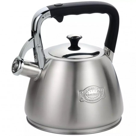 Klausberg KB 7612 Whistling Kettle, 3 L, Induction, Heat-Insulated Handle, Stainless Steel