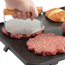 Burger Press Kinghoff KH 1878, Oțel inoxidabil, Ușor de spălat, Diametru 11,4 cm, Inox