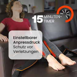 Medivon Collar Simple Black Shiatsu Massager, 18W, 8 Heads, Force Control, Timer, Heat Function, Black