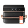 Διπλή φριτέζα ζεστού αέρα Cosori Dual Blaze TwinFry CAF-TF101S, 10 λίτρα, 6 προγράμματα, 240 C, χρονοδιακόπτης, ThermoIQ, Μαύρο