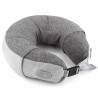 Medivon Puffy Shiatsu Neck Massager, Heating, 2 Speeds, Quiet Operation, Auto Shut-Off, USB, Gray
