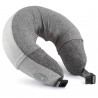 Medivon Puffy Shiatsu Neck Massager, Heating, 2 Speeds, Quiet Operation, Auto Shut-Off, USB, Gray