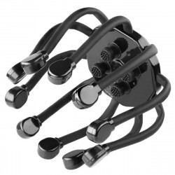 Medivon Octopus Electric Head Massager, 5 modes, 14 massage points, Wireless, USB-C, Black