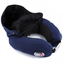 Medivon CosyGo Relaxing Neck and Shoulder Pillow, 2 Speed Settings, Wireless, Adjustable, Blue