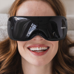 Medivon Horizon TRAVEL 2 Eye Massager, 5W, 4 modes, Hot compress function, 15-minute timer, Bluetooth, Gray