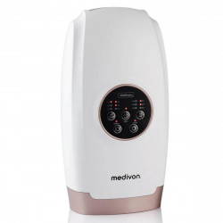 Medivon Hand Hand Massager, 2500mAh, 6 Programs, 6 Intensity Levels, Timer, USB, White