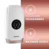 Medivon Hand Hand Massager, 2500mAh, 6 Programs, 6 Intensity Levels, Timer, USB, White