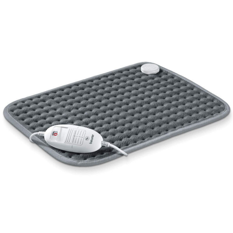 Beurer HK SE Electric Heating Pad, 100W, 44x30 cm, 3 settings, Auto-off, Gray
