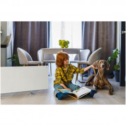 AENO AGH0001S Electric Convection Heater, 700W, 30 m², Mobile App, Ultra-Slim, Wi-Fi, White