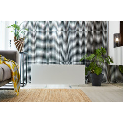 AENO AGH0001S Electric Convection Heater, 700W, 30 m², Mobile App, Ultra-Slim, Wi-Fi, White