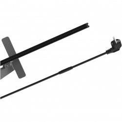 AENO AGH0002S Electric Convection Heater, 700W, 30 m², Mobile App, Ultra-Slim, Wi-Fi, Black