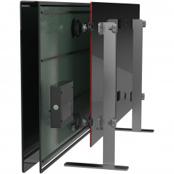 AENO AGH0002S Electric Convection Heater, 700W, 30 m², Mobile App, Ultra-Slim, Wi-Fi, Black