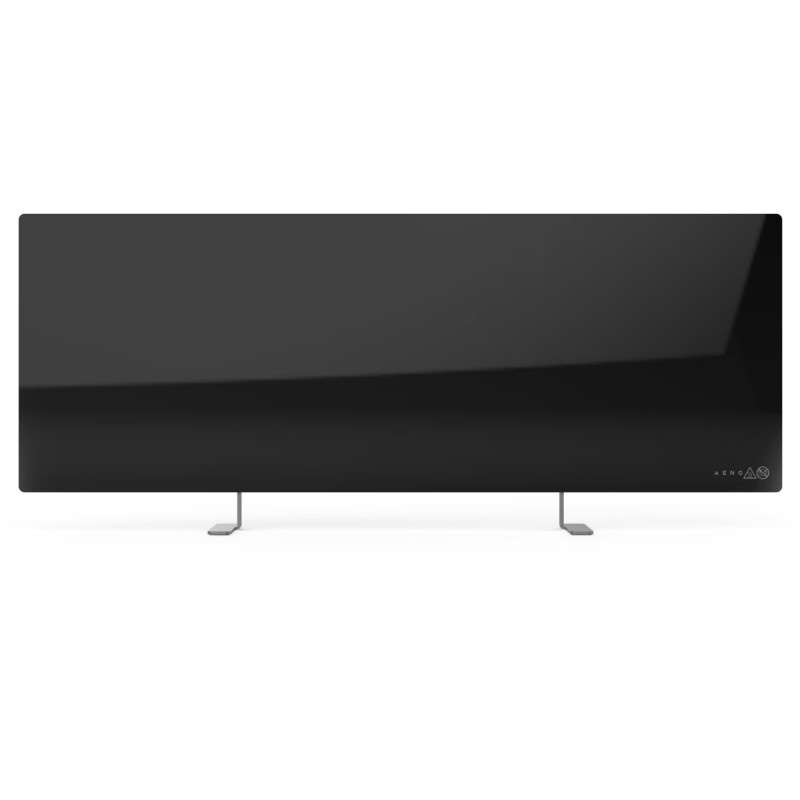 AENO AGH0002S Electric Convection Heater, 700W, 30 m², Mobile App, Ultra-Slim, Wi-Fi, Black