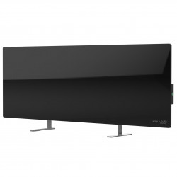 AENO AGH0002S Electric Convection Heater, 700W, 30 m², Mobile App, Ultra-Slim, Wi-Fi, Black